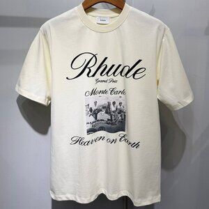 Rhude Heaven On Earth Beige T-shirt